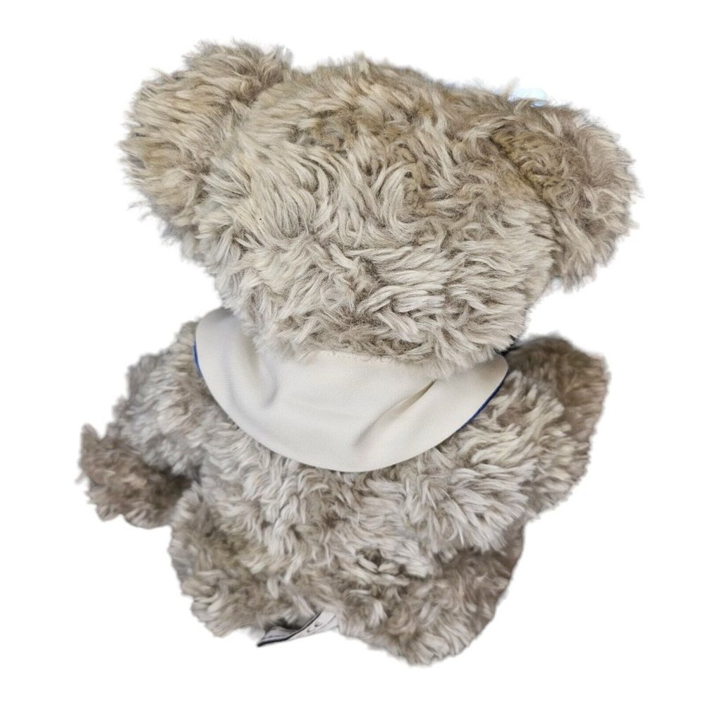 90s 15" Jointed Gray Teddy Bear Plush Stuffed Animal Sailor Nautical Soft - Picture 6 of 9